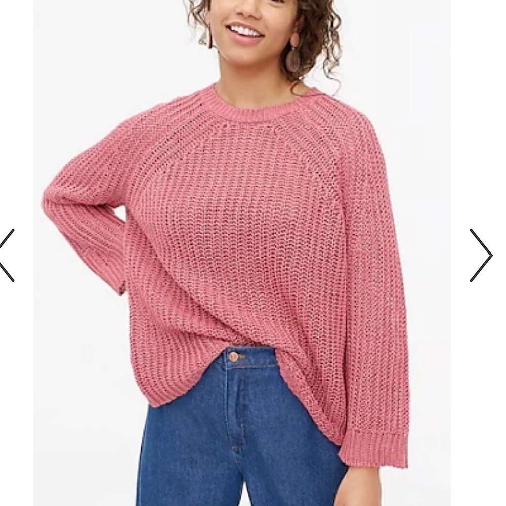 J.Crew Relaxed-fit Linen Beach Sweater Weathered Rise, sz.XXS